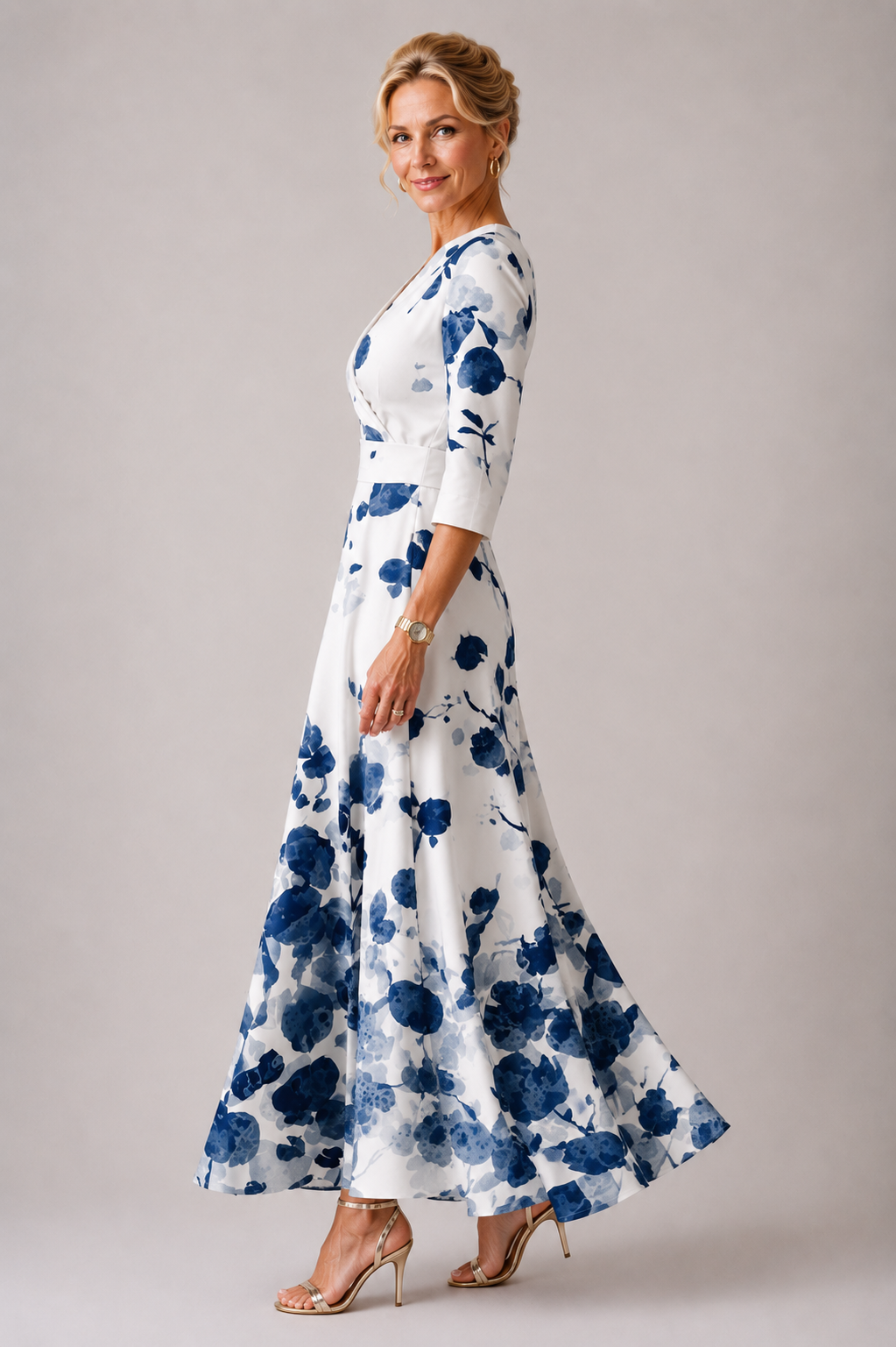 Ysa | Chic Dress with Floral Print – Ellis & Johnson