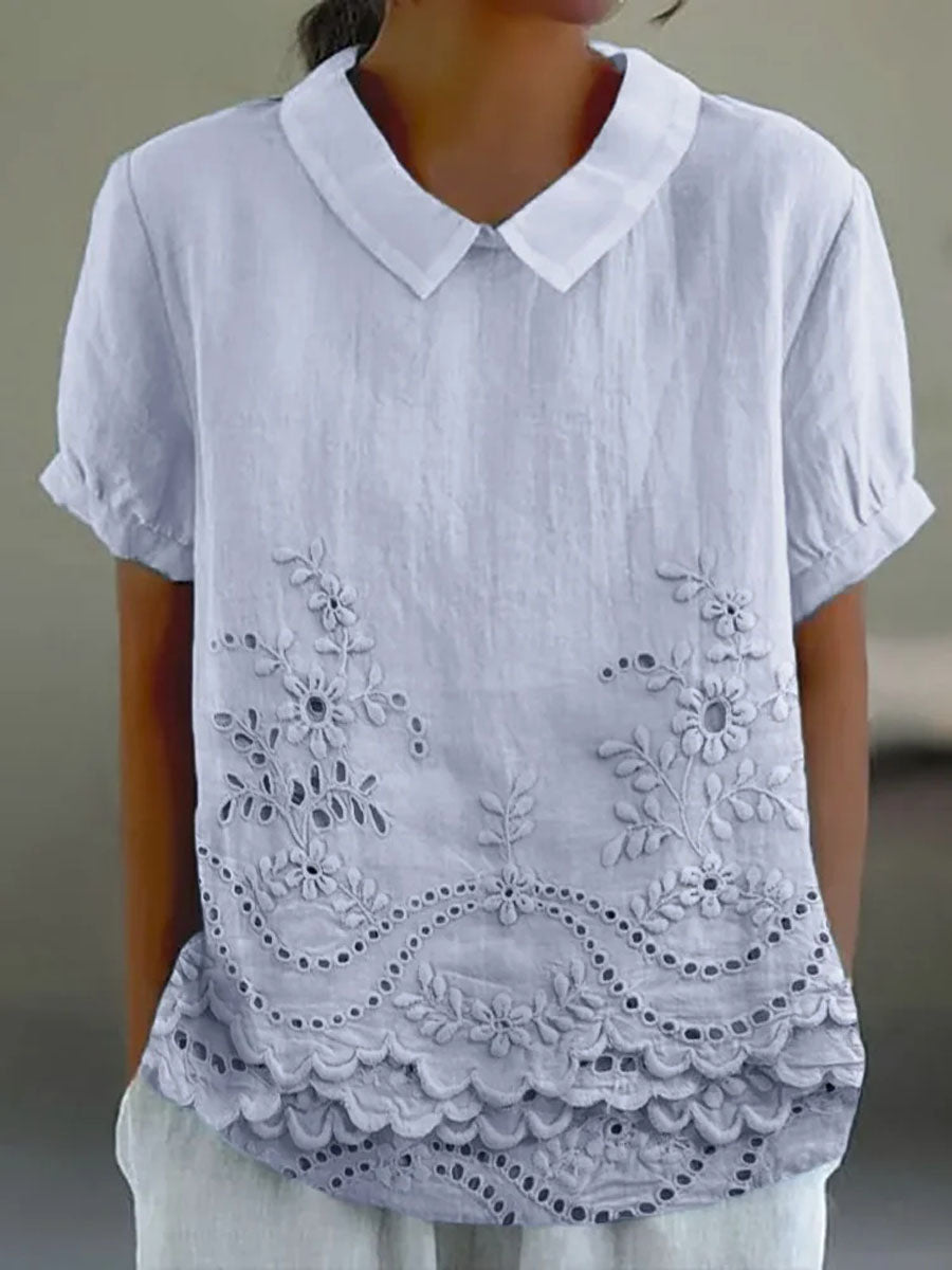 Elena | Linen Blouse