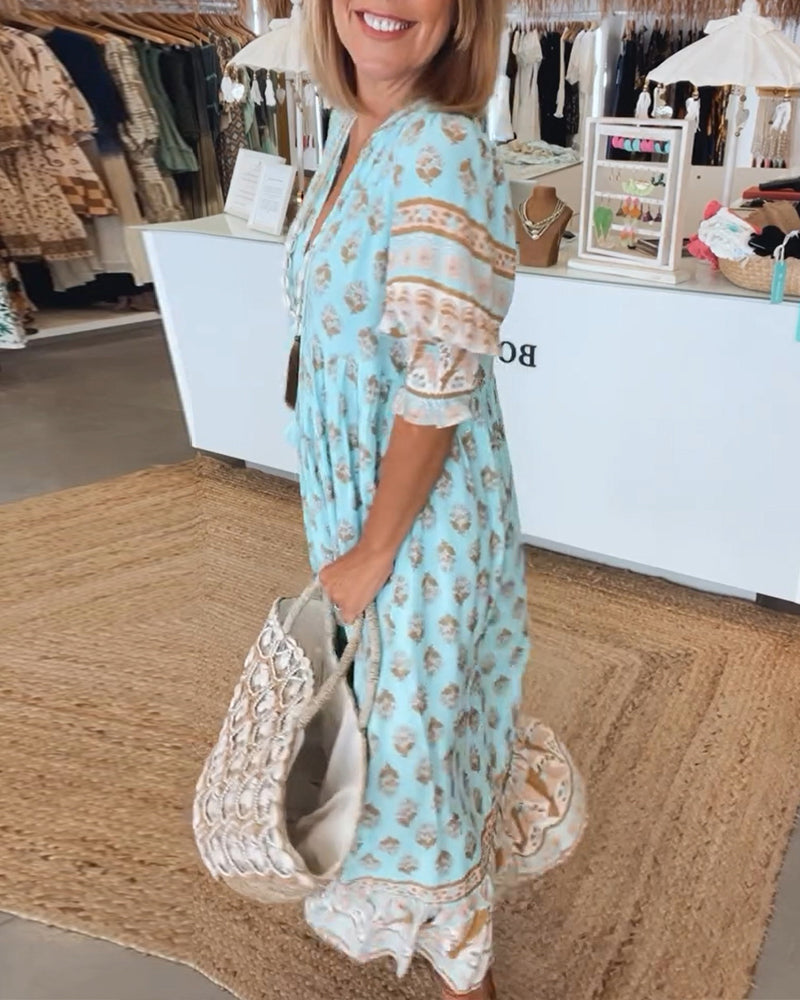 Rosalie | Floral Midi Dress