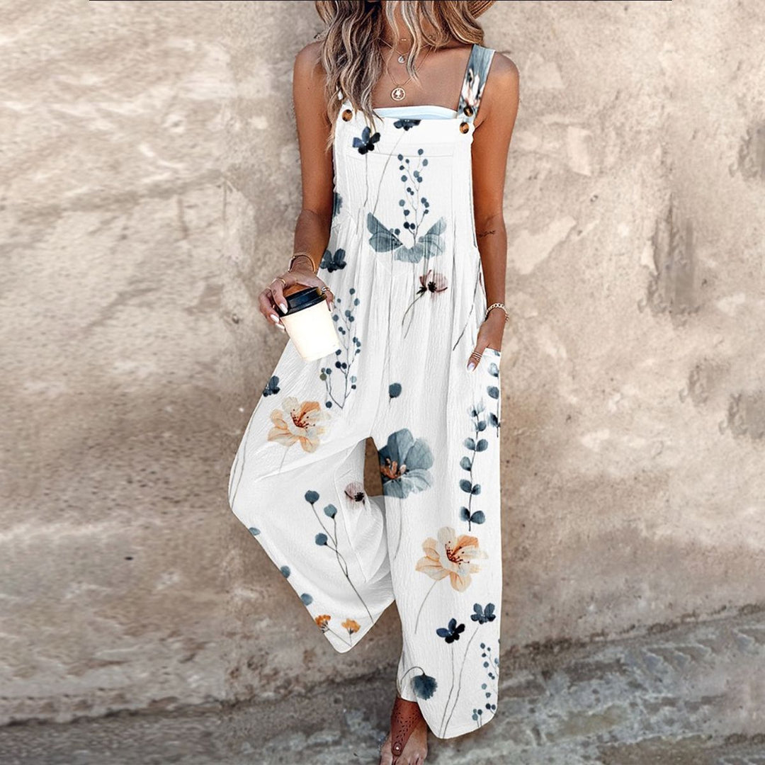 Effortless Comfort Printed Overalls