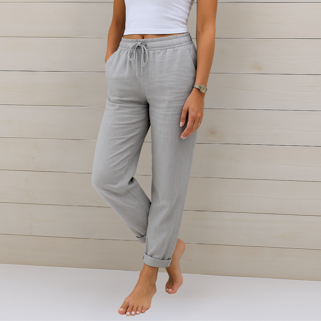 Madeline | Relaxed Drawstring Ankle Pants
