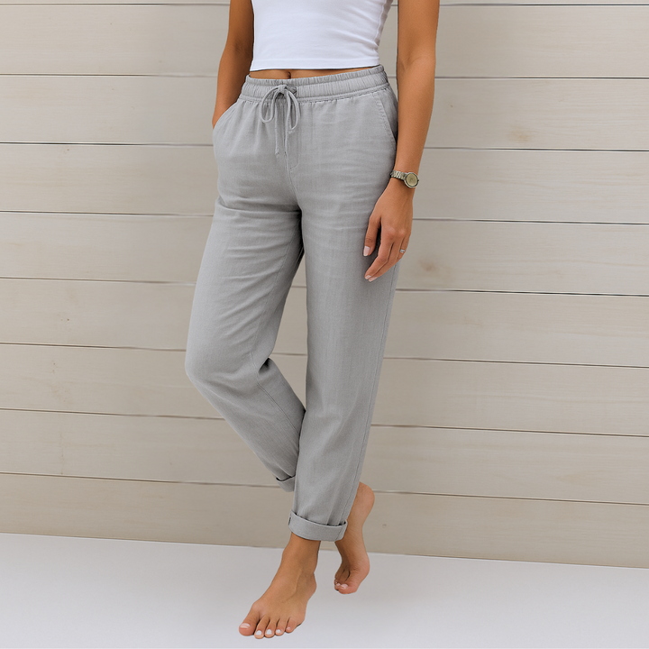 Madeline | Relaxed Drawstring Ankle Pants
