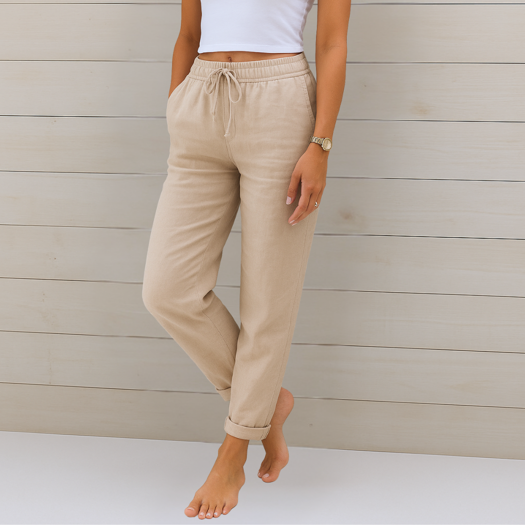 Madeline | Relaxed Drawstring Ankle Pants