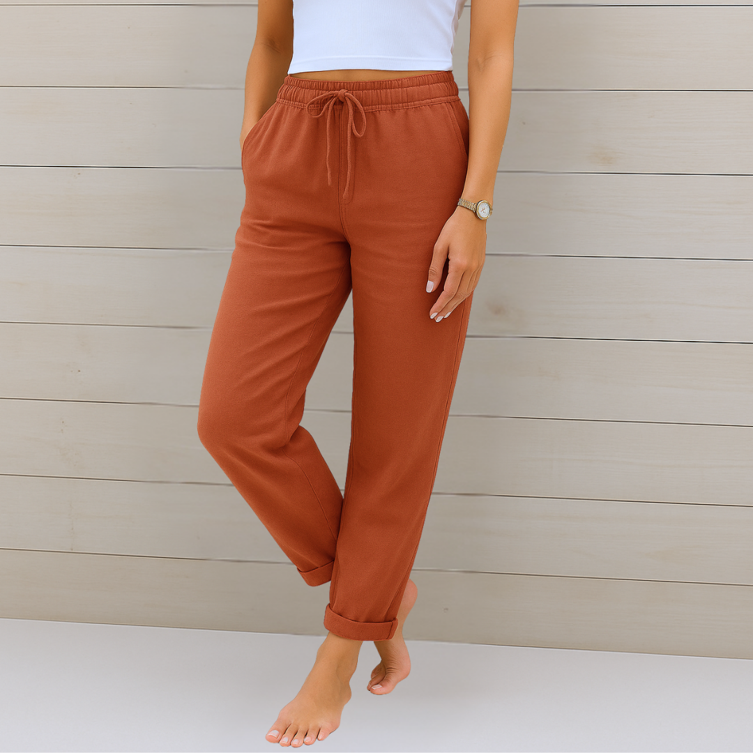 Madeline | Relaxed Drawstring Ankle Pants