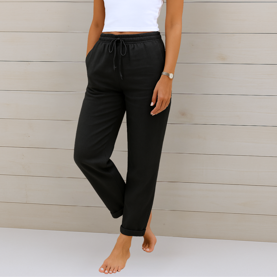 Madeline | Relaxed Drawstring Ankle Pants