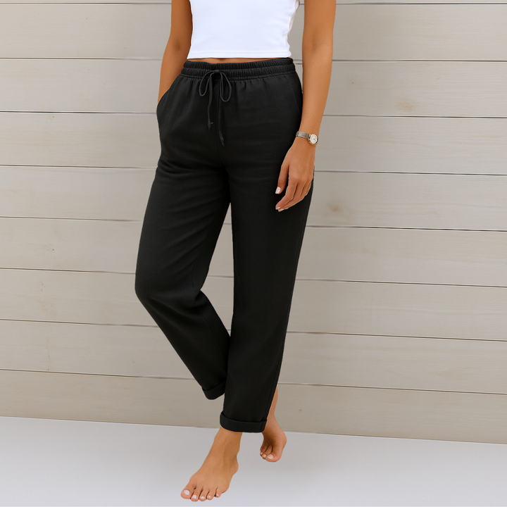 Madeline | Relaxed Drawstring Ankle Pants