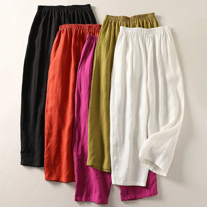 Evelyn | Relaxed Linen Blend Pants