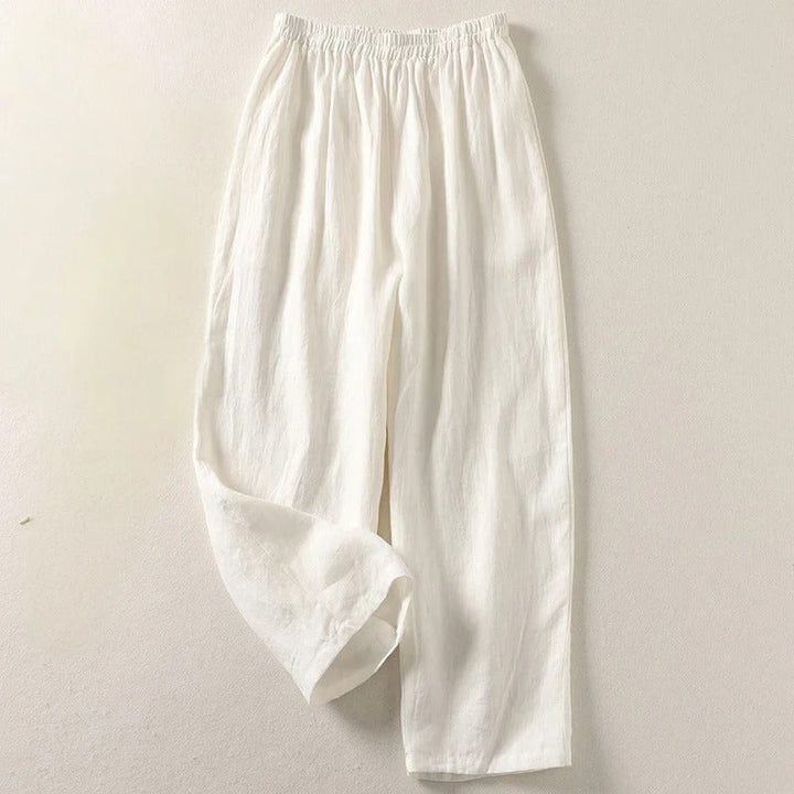 Evelyn | Relaxed Linen Blend Pants