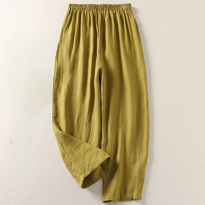 Evelyn | Relaxed Linen Blend Pants