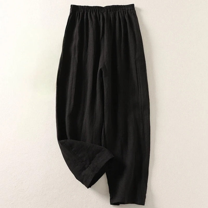 Evelyn | Relaxed Linen Blend Pants