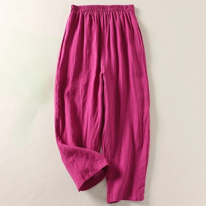 Evelyn | Relaxed Linen Blend Pants