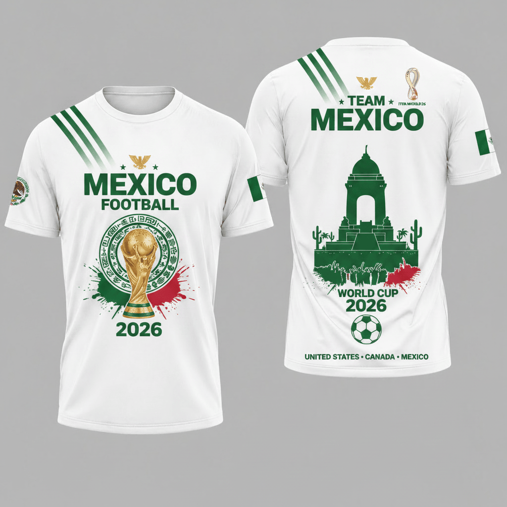 Mexico World Cup 2026 T-Shirt Heritage_Shirt - Backyournation - Proud Nation Gear