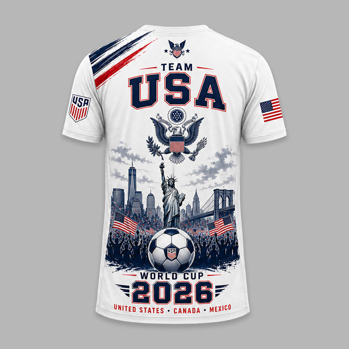 United States World Cup 2026 Premium T-Shirt PVT011 - Backyournation - Proud Nation Gear