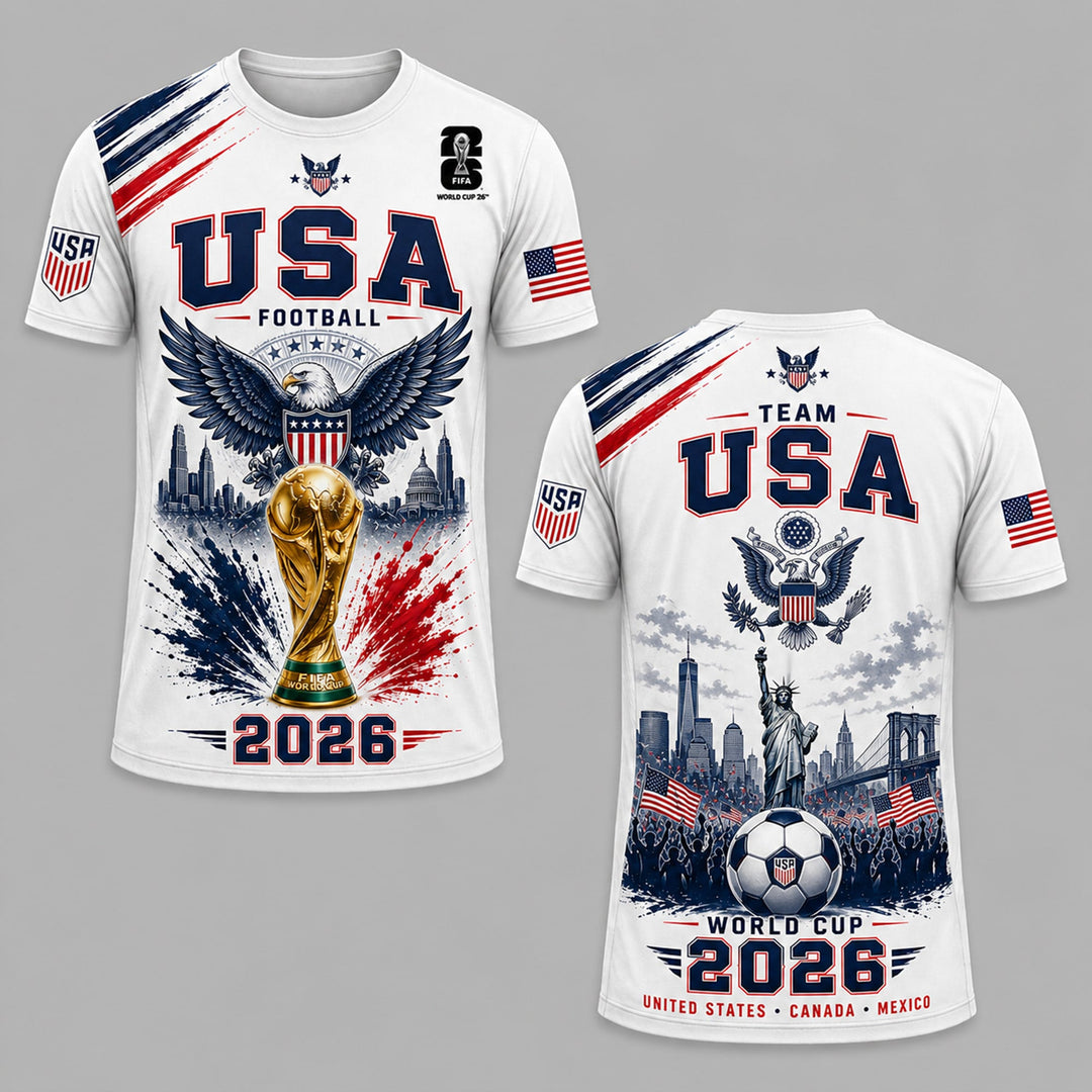 United States World Cup 2026 Premium T-Shirt PVT011 - Backyournation - Proud Nation Gear