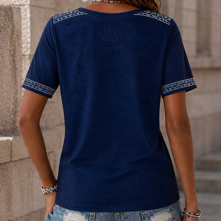 England World Cup 2026 Heritage Women V-neck Shirt - Backyournation - Proud Nation Gear