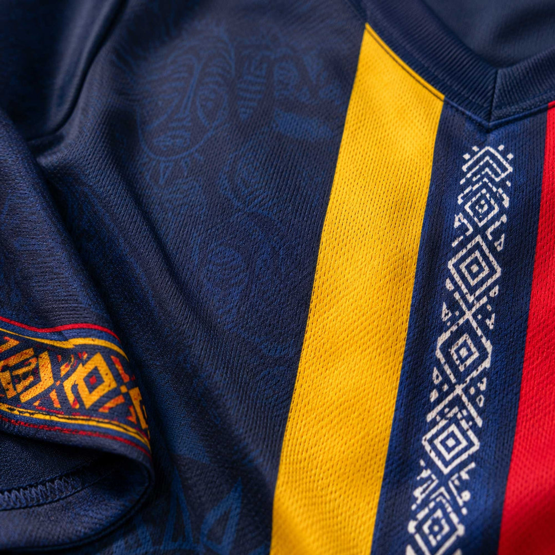 Colombia World Cup 2026 Heritage Women V-neck Shirt - Backyournation - Proud Nation Gear