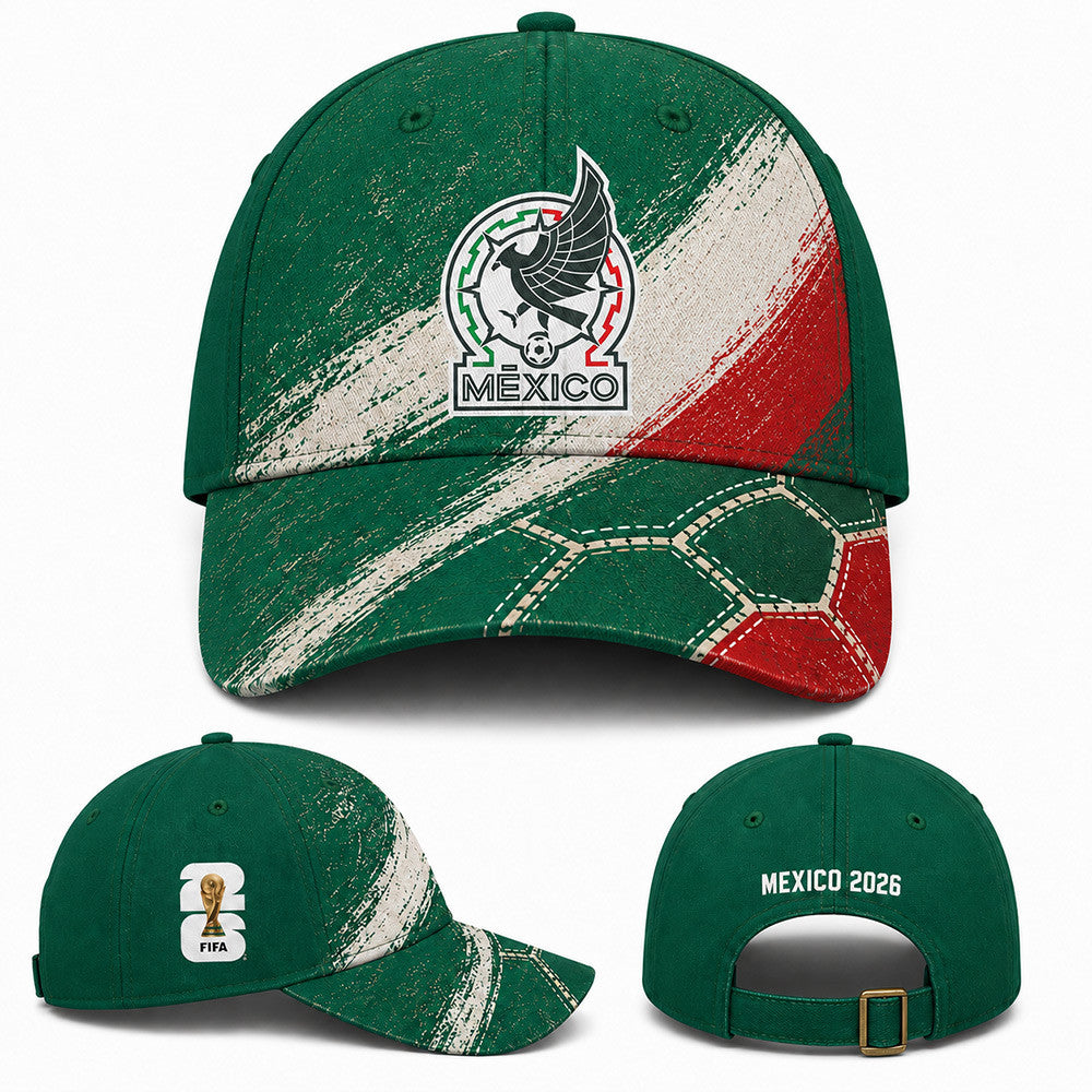 Mexico World Cup 2026 Cap PVT026 - Backyournation - Proud Nation Gear