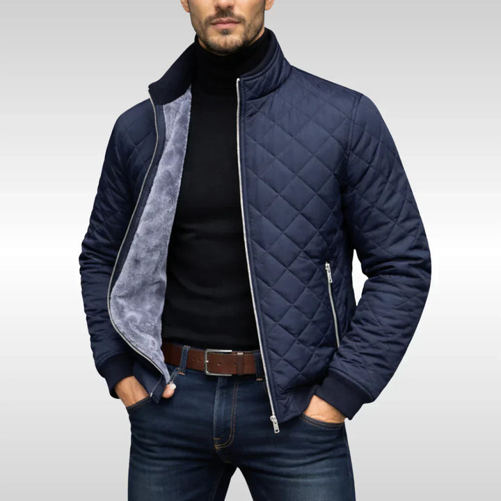 Hayes | Refined Quilted Zip Jacket
