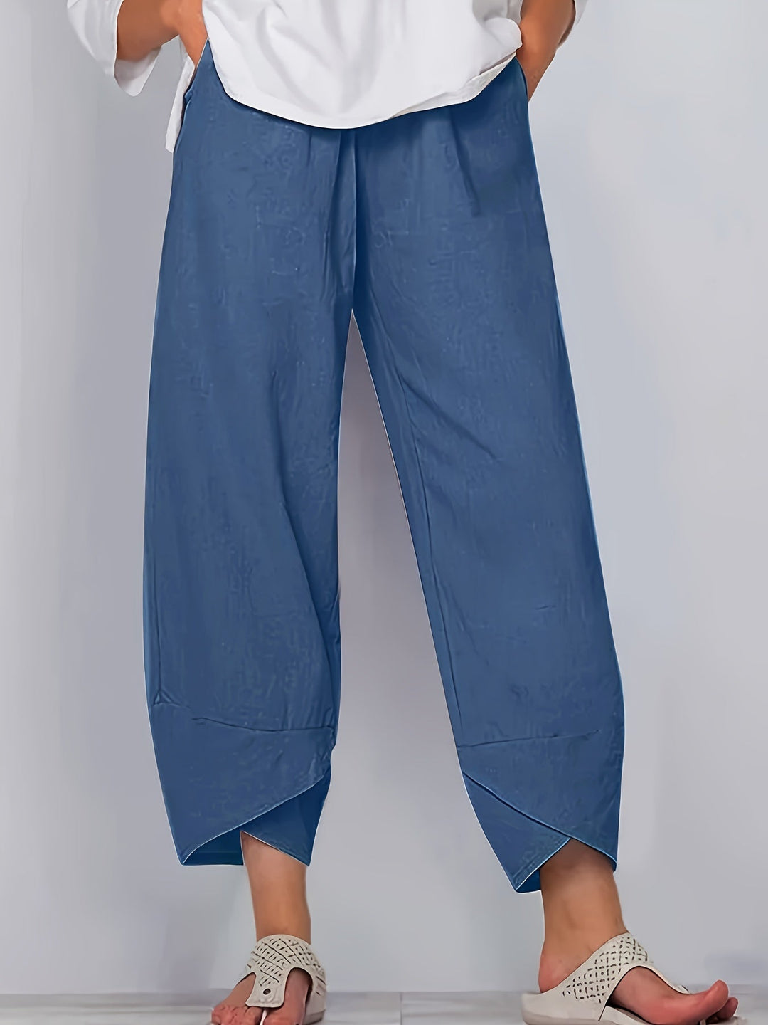 Sienna | Asymmetric Hem Relaxed Pants