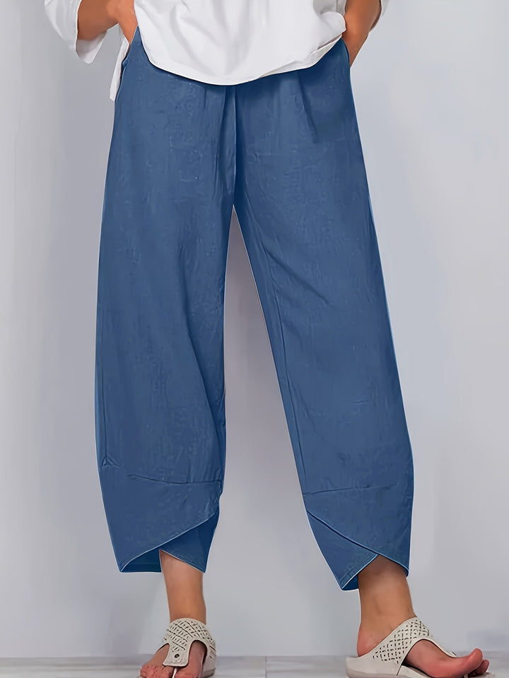 Sienna | Asymmetric Hem Relaxed Pants