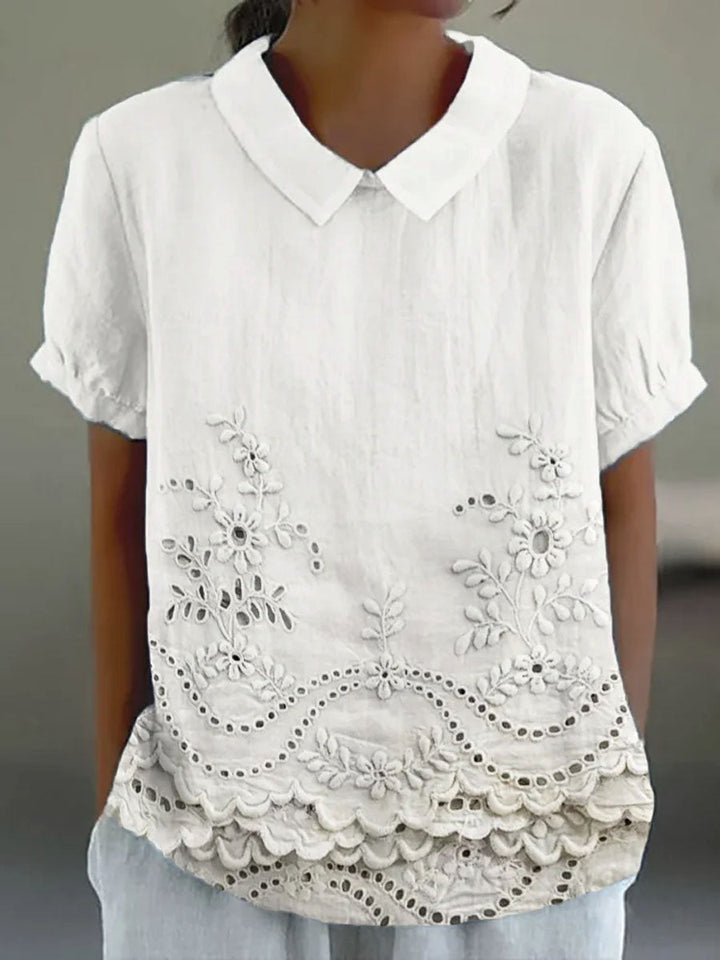 Elena | Linen Blouse