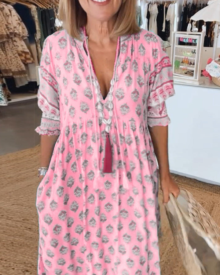Rosalie | Floral Midi Dress