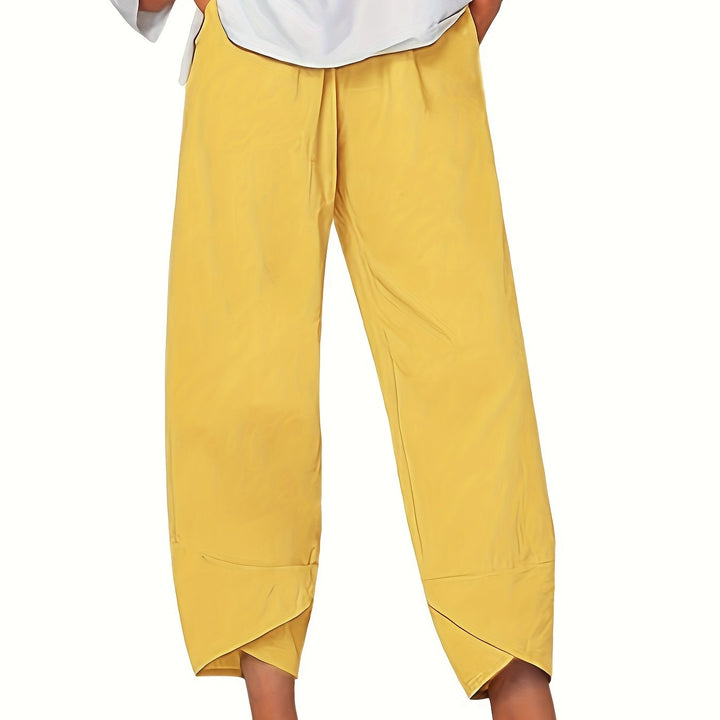 Sienna | Asymmetric Hem Relaxed Pants