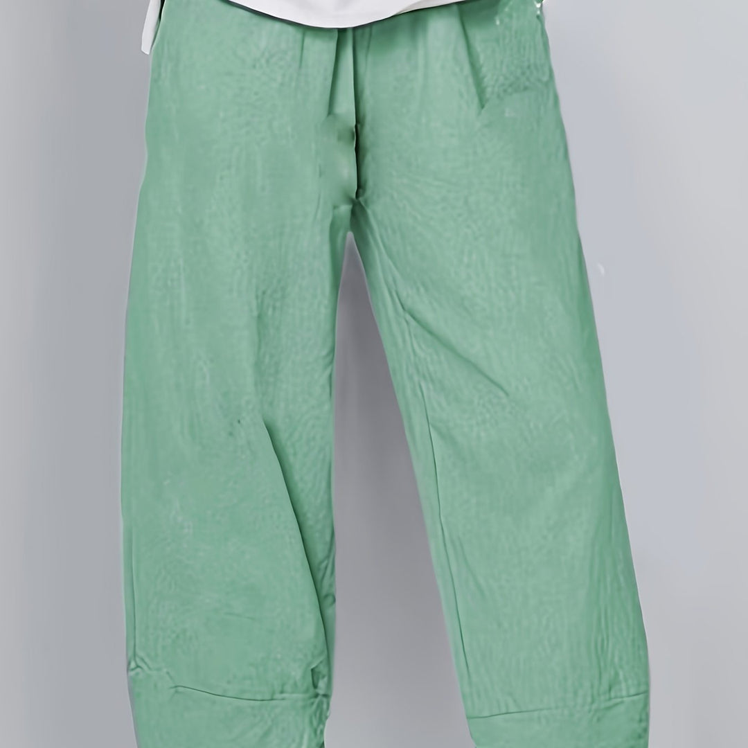 Sienna | Asymmetric Hem Relaxed Pants