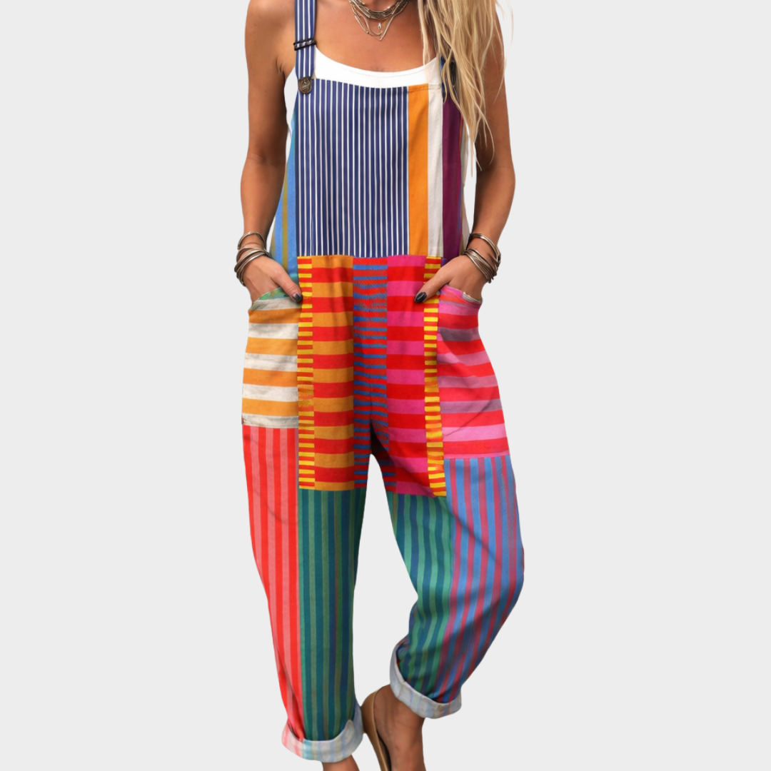 Effortless Comfort Printed Overalls