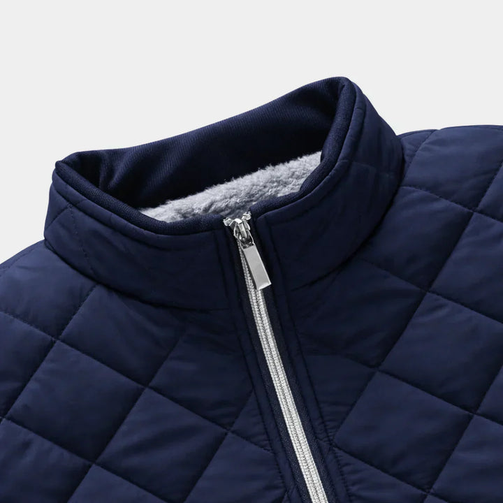 Hayes | Refined Quilted Zip Jacket