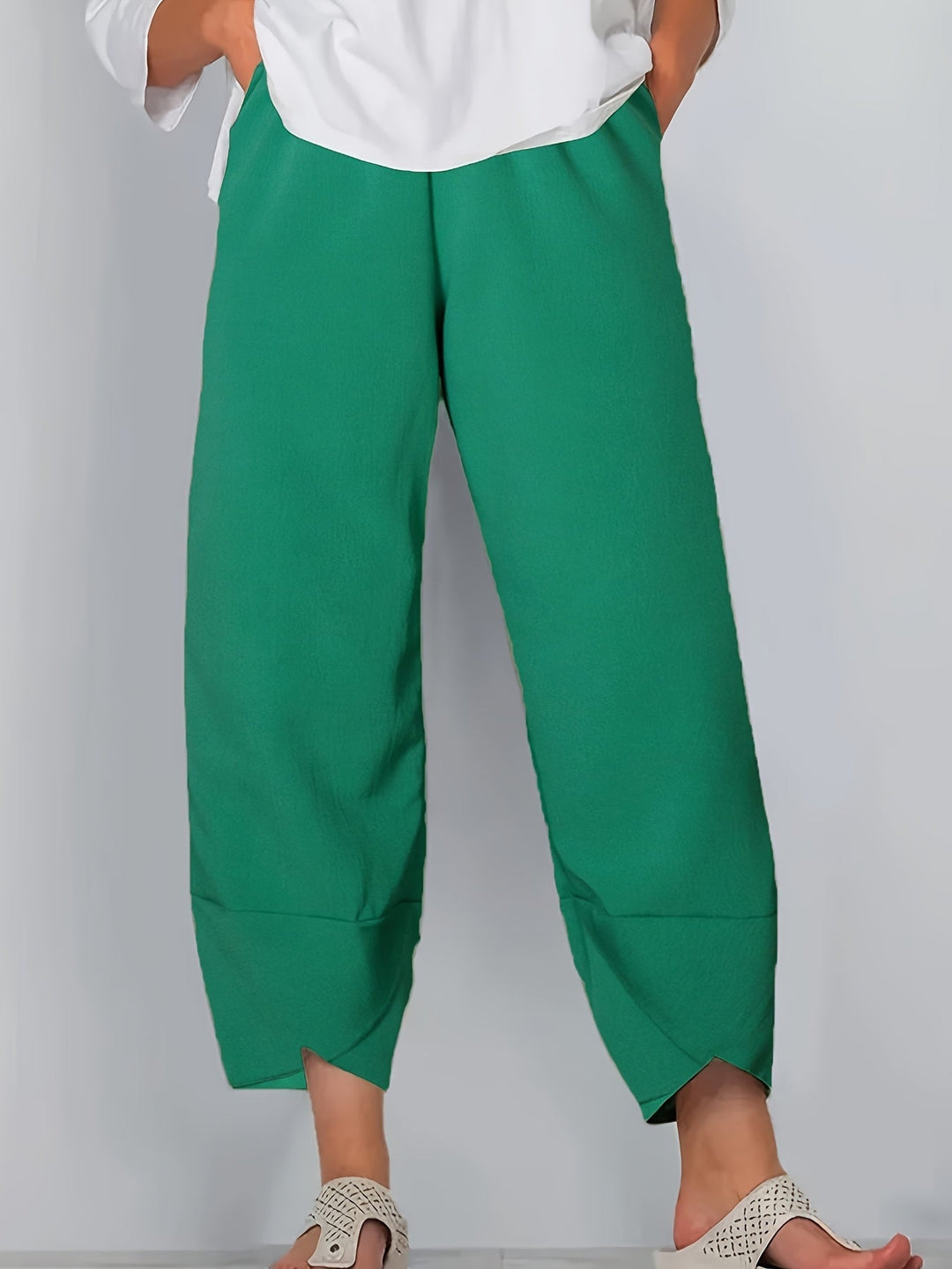 Sienna | Asymmetric Hem Relaxed Pants