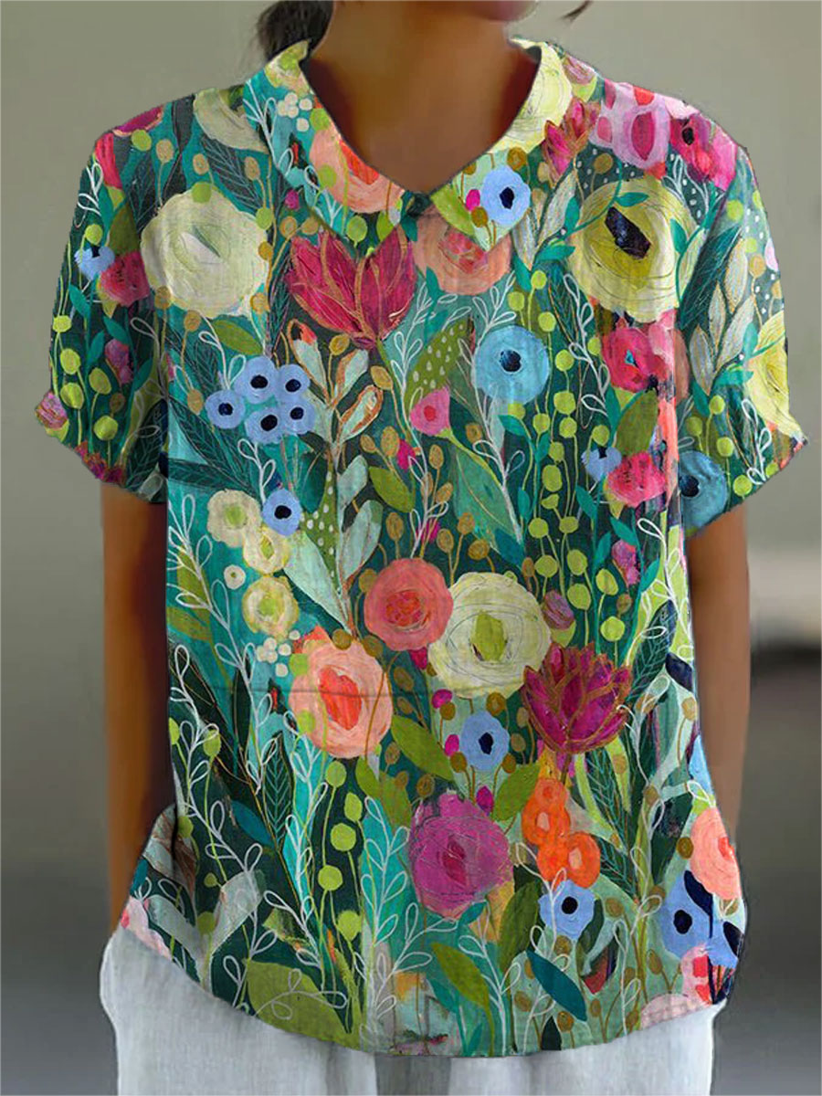 Gina | Linen Blouse