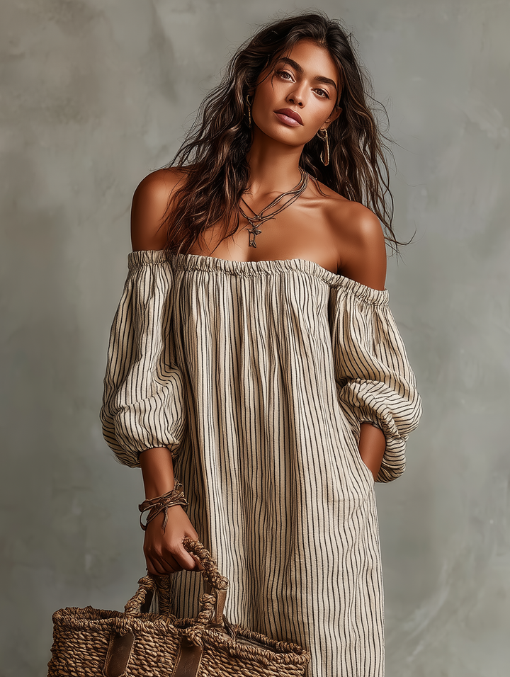 Mabel | Off Shoulder Maxi Dress