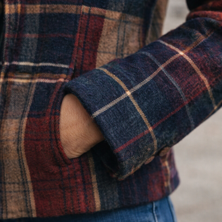 Natalie | Plaid Pattern Blazer