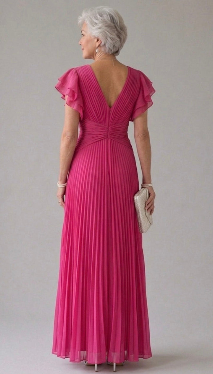 Ellis & Johnson™  | Pleated Evening Dress