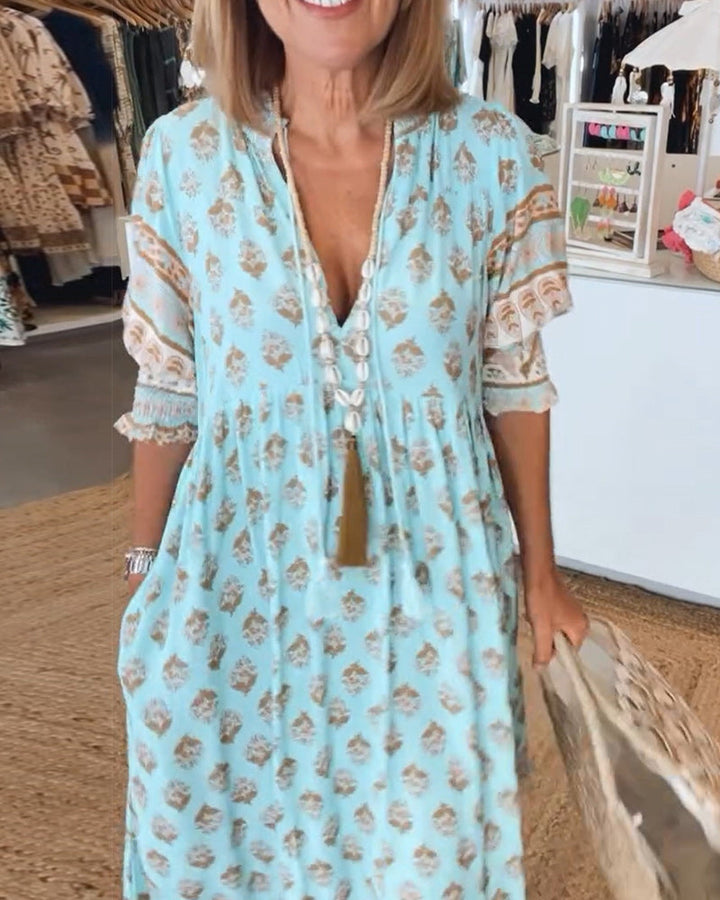 Rosalie | Floral Midi Dress