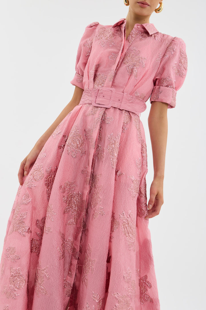 Ariel | Dress with Short Puff Sleeves