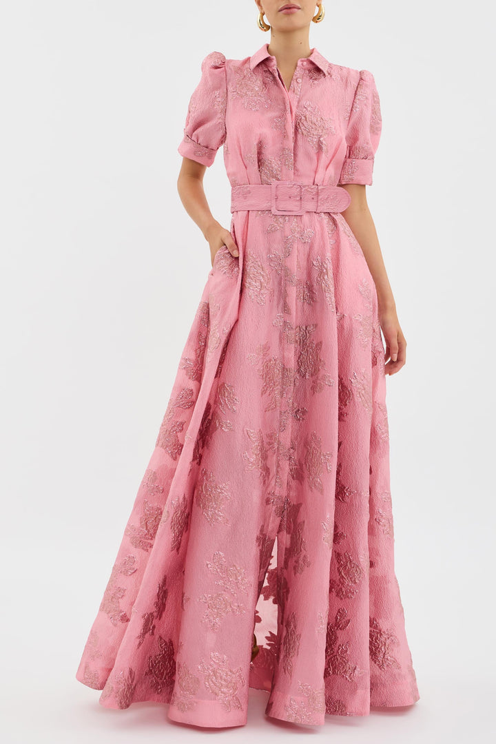 Ariel | Dress with Short Puff Sleeves