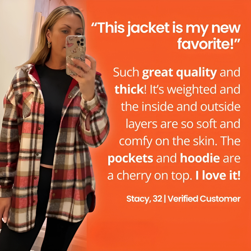 Alice | Teddy Bear Cozy Flannel Jacket