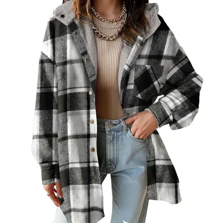 Alice | Teddy Bear Cozy Flannel Jacket
