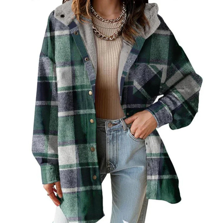 Alice | Teddy Bear Cozy Flannel Jacket