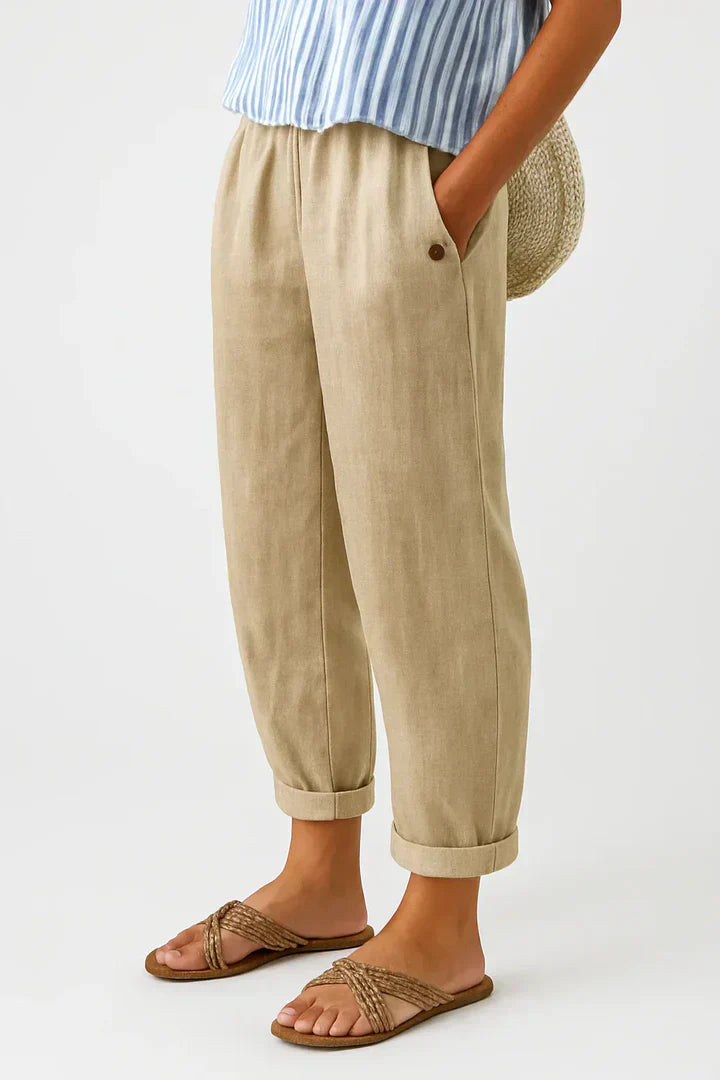 Mirella | Linen Relaxed Trousers