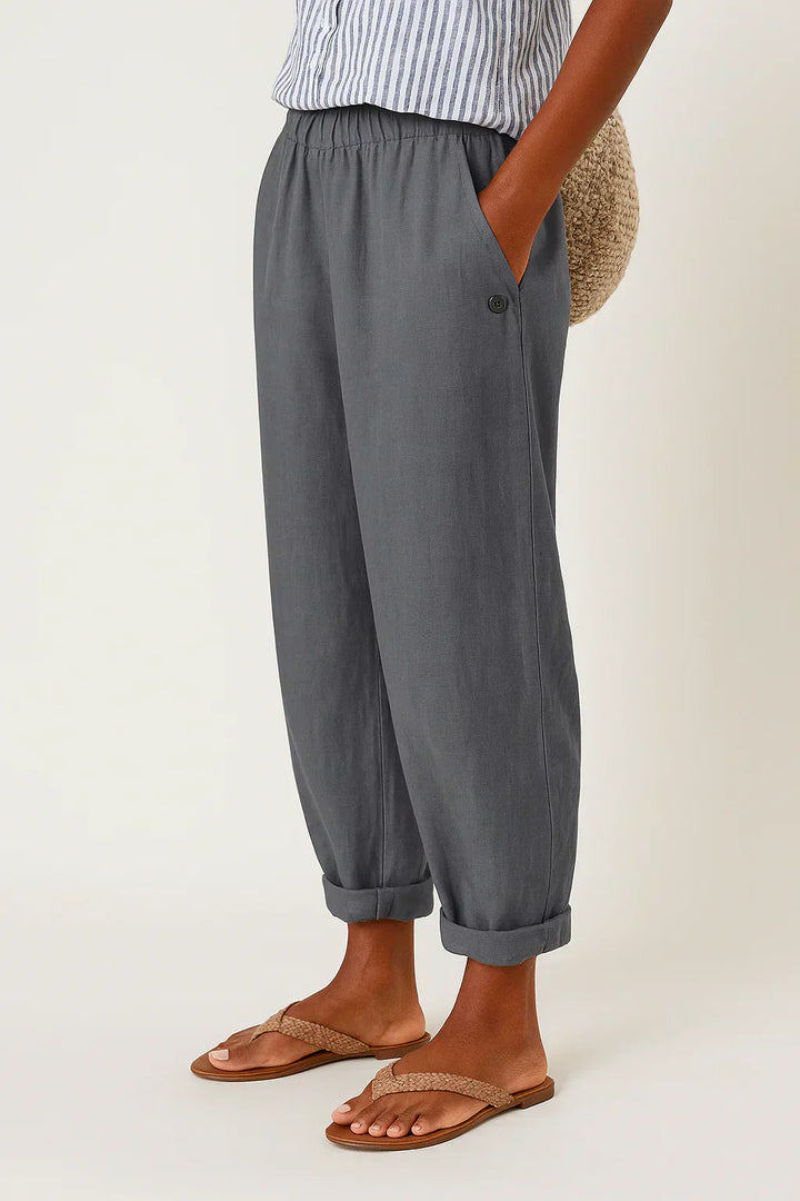 Luna | Casual Linen Trousers
