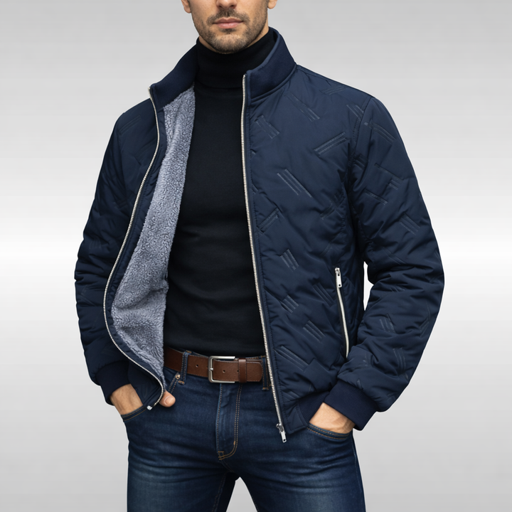 Hayes | Refined Quilted Zip Jacket