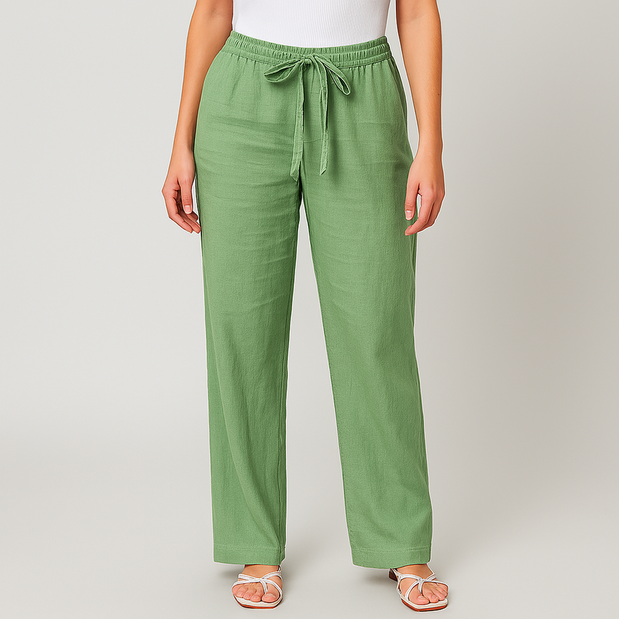 Camille | Wide-Leg Tie-Waist Trousers