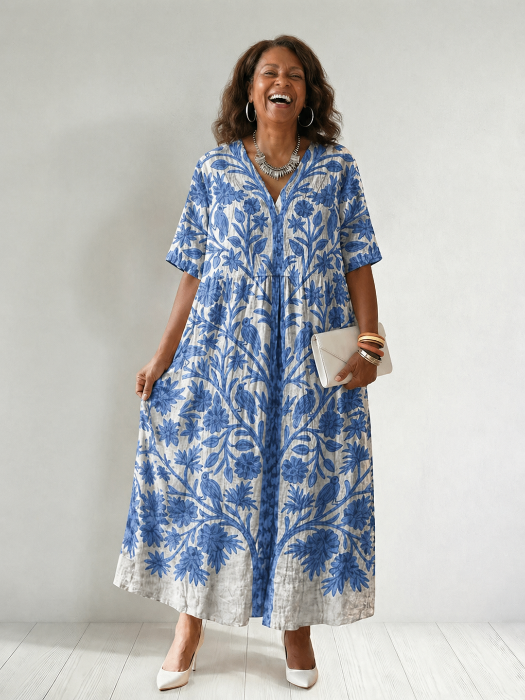 anouk maxi dress KIVARI Anouk Maxi Dress Mocha