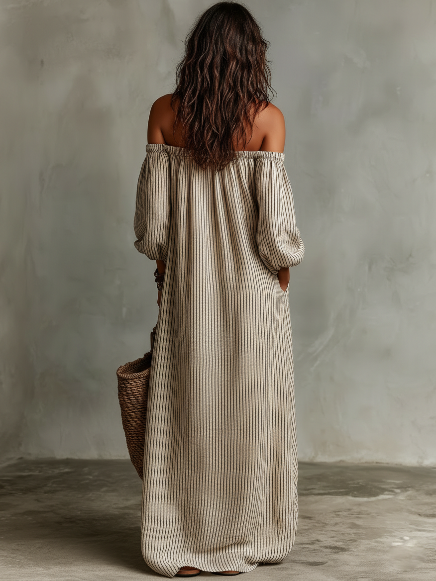 Mabel | Off Shoulder Maxi Dress
