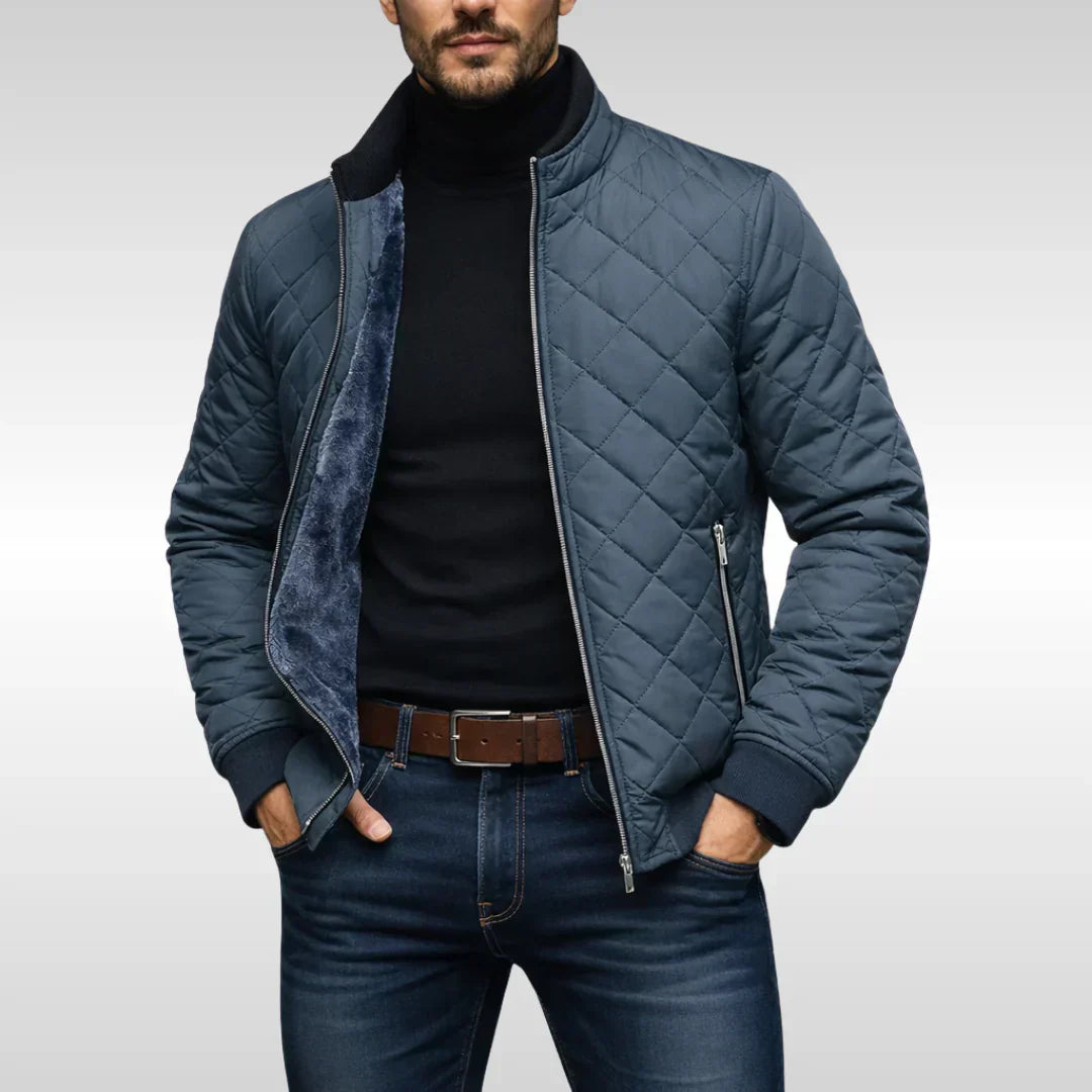 Hayes | Refined Quilted Zip Jacket