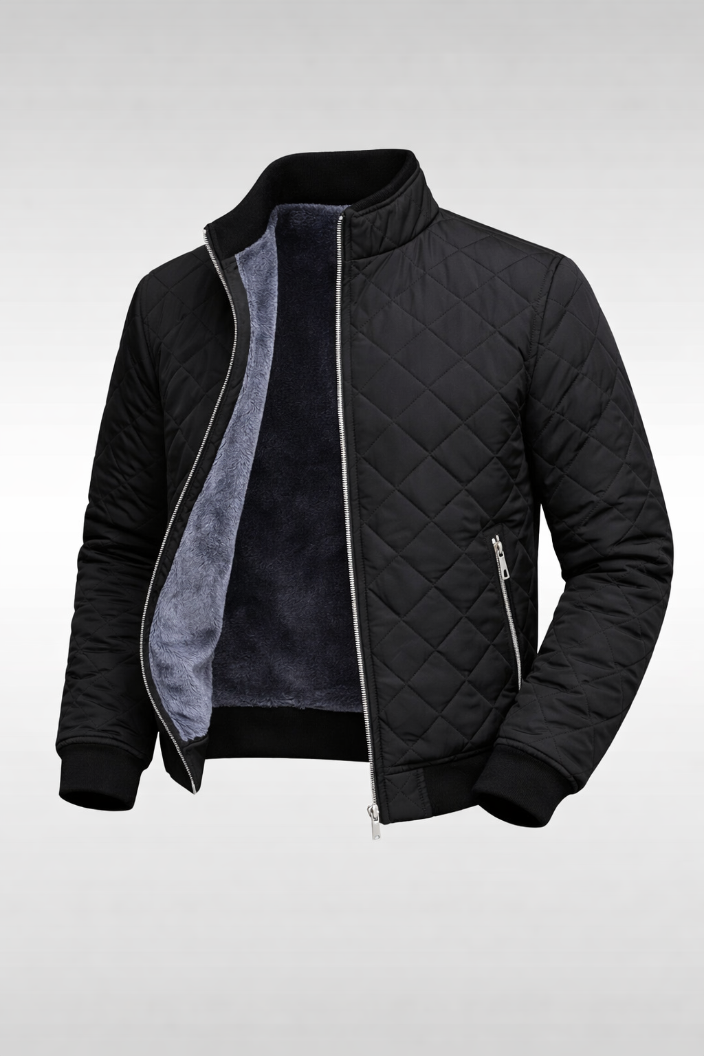 Hayes | Refined Quilted Zip Jacket