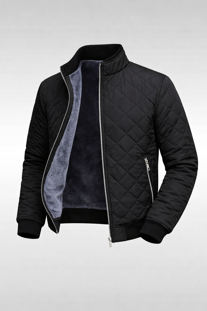Hayes | Refined Quilted Zip Jacket